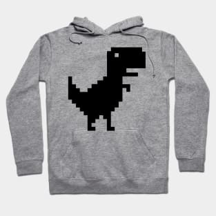Pixel Dinosaur, No Internet Connection Hoodie